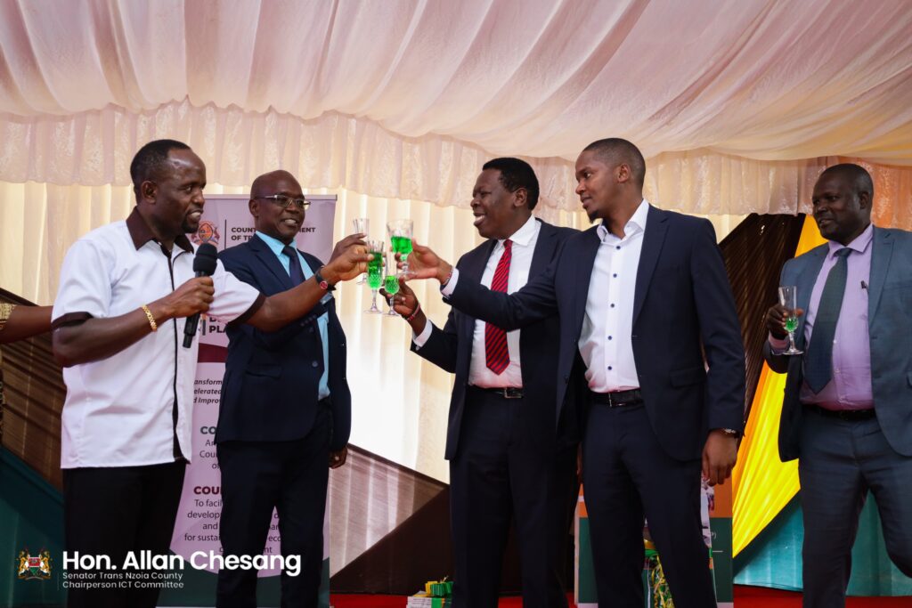 Trans-Nzoia Senator together with other leaders at the launch of CIDP