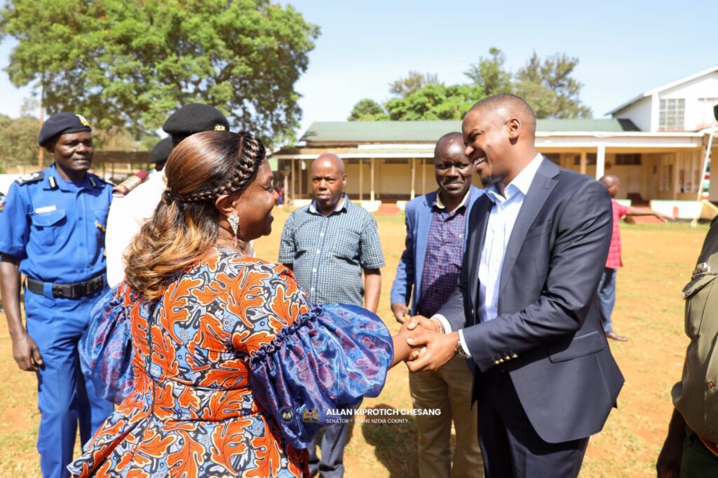 Senator Chesang receives Pastor Dorcas Rigathi in Trans-Nzoia