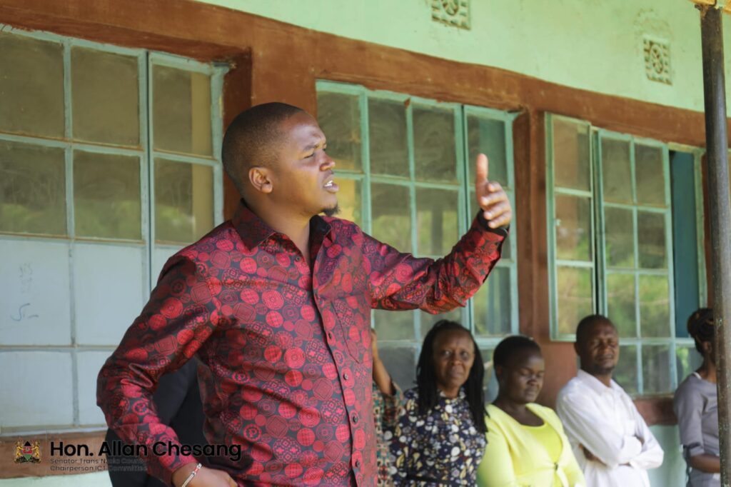 Senator Allan during one of the events.